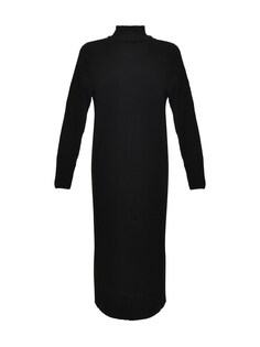 Вязанное платье DeFacto, черный