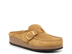 Тапочки-сабо женские Birkenstock Buckley, светло-серый