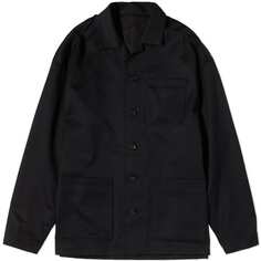 Куртка-рубашка с вышивкой Mastermind world, черный
