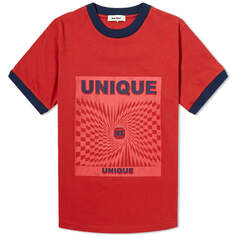 Уникальная футболка Wales Bonner, красный