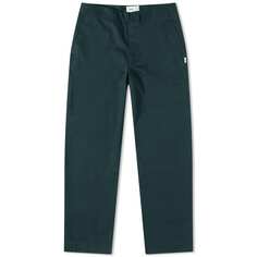 WTAPS 03 Саржевые брюки чинос, зеленый (W)Taps