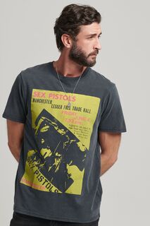 Футболка группы Sex Pistols Limited Edition Superdry, черный