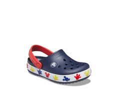 Тапочки-сабо детские Crocs Fun Lab Disney Mickey Mouse с подсветкой, темно-синий