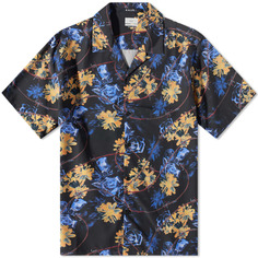 Рубашка Ksubi Hyper Flower для отдыха, черный