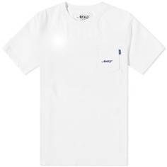 Классическая футболка с карманом и логотипом Awake NY, белый