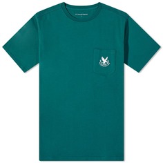 Pop Trading Company x Gleneagles от END. футболка с карманом и логотипом