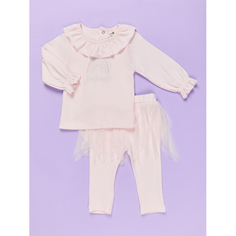 Комплекты детской одежды Star Kidz Комплект кофточка штанишки с баской "Балерина"