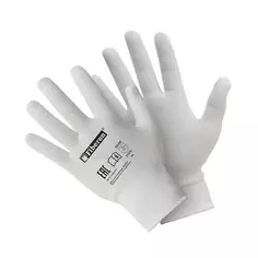 Перчатки полиэстеровые Fiberon белые размер 10/XL