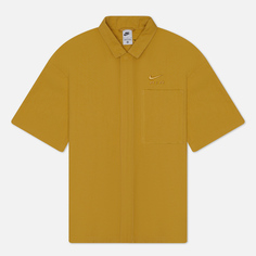 Мужская рубашка Nike Air Woven Overshirt, цвет жёлтый, размер M