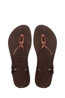 Босоножки Luna Premium II Havaianas, коричневый