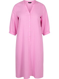 Рубашка-платье Zizzi VFLEX, розовый