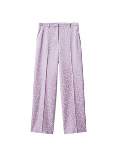 Широкие брюки со складками Mango Topete, орхидея/пастельно-фиолетовый