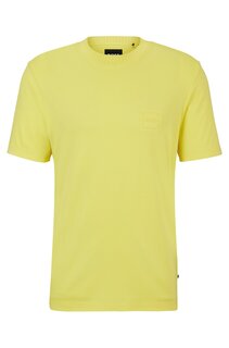 Футболка Cotton-blend Regular-fit With Embossed Logo, желтый