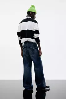 Свободные джинсы bootcut H&amp;M, синий H&M