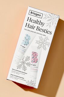 Briogeo Healthy Hair Besties Восстанавливающий шампунь для кожи головы + не отчаивайтесь восстанавливайте! Дорожный подарочный набор масок для волос, восстанавливайте! Дорожный подарочный набор масок для волос Briogeo