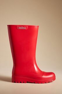 Сапоги Melissa резиновые, красный