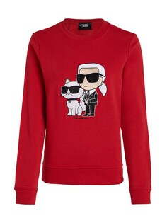 Толстовка Karl Lagerfeld Ikonik, красный/рубиновый красный