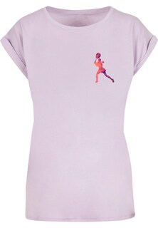 Рубашка Merchcode Tennis Woman Silhouette, фиолетовый