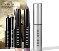 Набор теней и тушь Bobbi Brown Holiday City Stroll Mini Long-Wear, 3 предмета