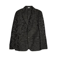 Жаккардовая куртка Comme des Garçons Homme Plus, цвет Черный