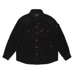 Engineered Garments Куртка-рубашка Poly Fake Melton Explorer, цвет черный
