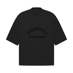 Футболка Fear of God Essentials, темно-черная