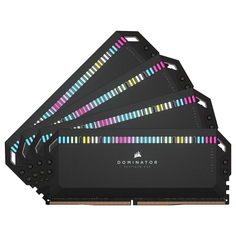 Оперативная память Corsair Dominator Platinum RGB, 64 ГБ (4x16 ГБ) DDR5, 6600 МГц, CL32, CMT64GX5M4B6600C32, черный