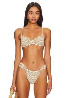 Топ бикини Montce Swim Devin, цвет Neutral Stripe