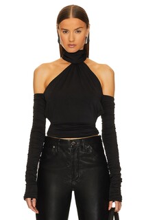 Топ GIUSEPPE DI MORABITO Off The Shoulder Halter, черный