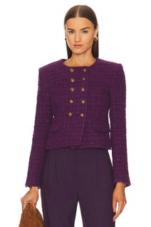 Куртка Veronica Beard Bentley, цвет Aubergine Multi