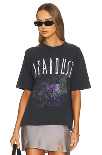 Футболка ANINE BING Joel Stardust, цвет Washed Black