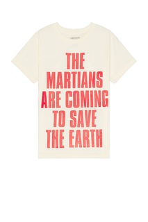 Футболка Pleasures Martians T-shirt, цвет Natural