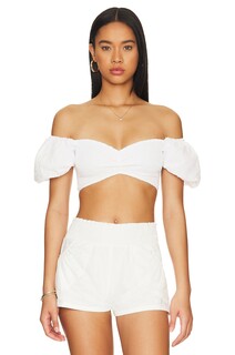 Топ PEIXOTO Louisa Crop, цвет White Lotus