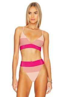 Топ BEACH RIOT Riza, цвет Rouge Color Block