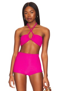 Топ BEACH RIOT Abby, цвет Bright Fuchsia