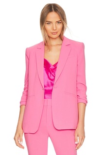 Блейзер Cinq a Sept Crepe Khloe, цвет Neon Pink