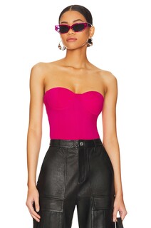 Боди superdown Stef Bustier, розовый