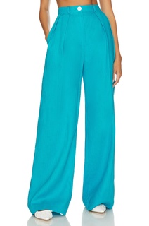 Брюки MATTHEW BRUCH Pleated Trouser, цвет Aquamarine