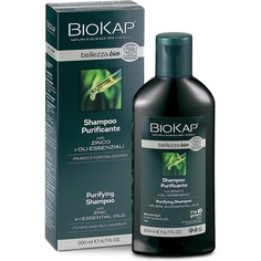 Bellezza Органический очищающий шампунь 200 мл с растительными активными ингредиентами, Biokap