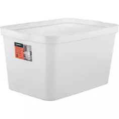 Ящик для хранения Trendy 45.2x29.8x24.4 см полипропилен белый Без бренда