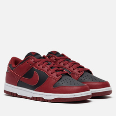 Женские кроссовки Nike Dunk Low Next Nature, цвет бордовый