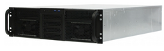 Корпус серверный 3U Procase RE306-D2H10-A-45 2x5.25+10HDD,черный,без блока питания(PS/2,mini-redundant,2U-redundant),глубина 450мм,MB ATX 12"x9.6",4sl