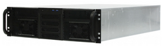 Корпус серверный 3U Procase RE306-D2H10-FC8-55 2x5.25+10HDD,черный,без блока питания(2U,2U-redundant),глубина 550мм,MB CEB 12"x10.5",8slot,панель вент