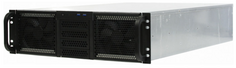 Корпус серверный 3U Procase RE306-D0H14-FE-65 0x5.25+14HDD,черный,без блока питания(PS/2,mini-redundant,2U-redundant),глубина 650мм,MB EATX 12"x13",4s