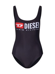 Купальник без косточек Diesel BFSW-FLAMNEW, черный