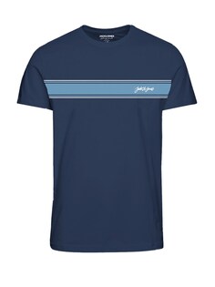 Футболка JACK &amp; JONES AMSON, синий/темно-синий