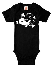 Комбинезон/боди Logoshirt Peanuts Snoopy-Print, черный