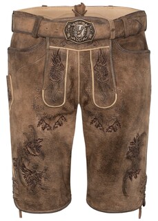 Традиционные брюки узкого кроя Spieth &amp; Wensky Neno, коричневый