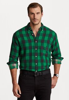 Рубашка ДЛИННЫЙ РУКАВ Polo Ralph Lauren Big &amp; Tall, зеленый/черный