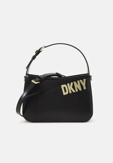 Сумка через плечо ALISON CLUTCH DKNY, черный/золотой цвет